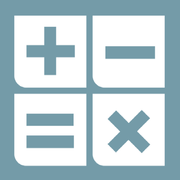 Icon for calculation tool.