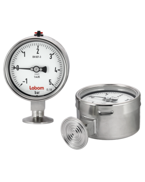 Đồng hồ áp suất màng ngăn phẳng LABOM BC4200 chính hãng